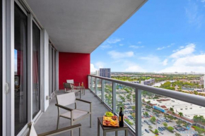 Infinite View and Balcony with Pool, Gym, Near Beach